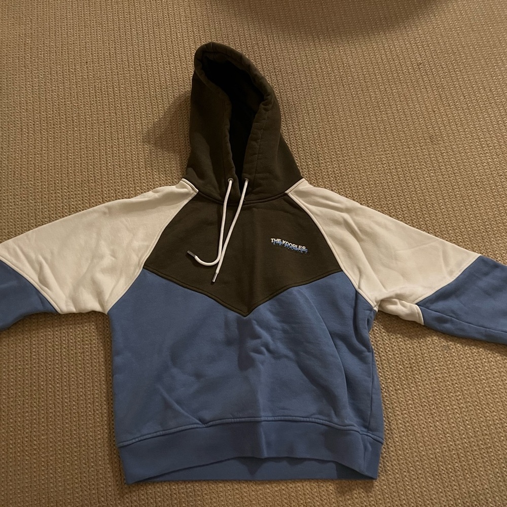 The Kooples Sport Blue and Green Hoodie